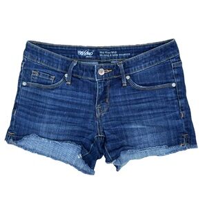 Mossimo | Mid-Rise Midi Denim Jean Shorts